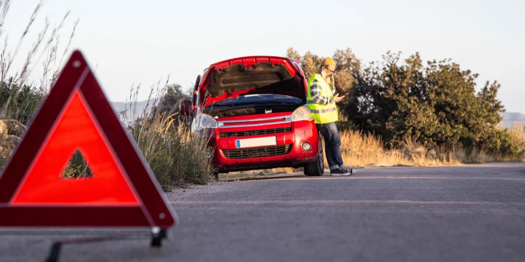 coche averiado por no hacer una revisión